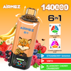 Airmez Fox 6 in 1 140k Puff 3+3 Mixed Flavors