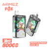 Airmez Fox 2 in 1 80k Puff two complementary flavors