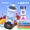 Airmez Fox 6 in 1 140k Puff 3+3 Mixed Flavors