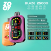 Zooy Blaze 25K Dual Mesh Disposable Vape with Full Screen Display