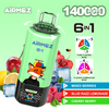 Airmez Fox 6 in 1 140k Puff 3+3 Mixed Flavors