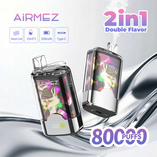 Airmez Fox 2 in 1 80k Puff two complementary flavors