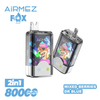 Airmez Fox 2 in 1 80k Puff two complementary flavors