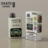 Waspe Aiviou Dual Mesh Vape with Led Screen And Child Lock,25000 Puffs,10 Flavors