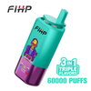 Fihp 3in1 60K Triple Flavor Rechargeable Vape