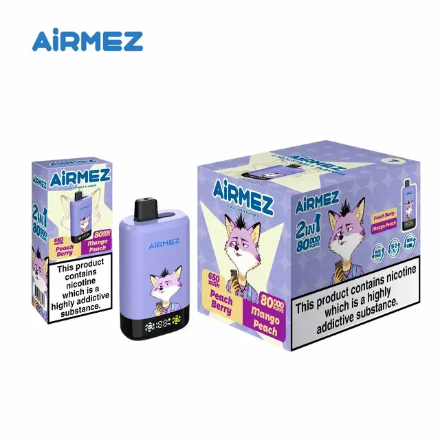 Airmez Fox 2-in-1 Pro Dual Flavor Rechargeable Vape