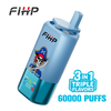 Fihp 3in1 60K Triple Flavor Rechargeable Vape