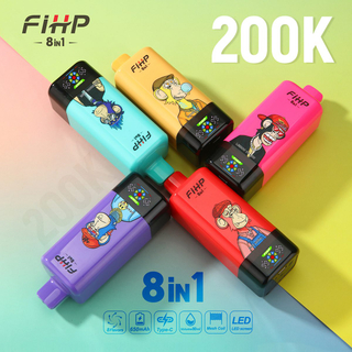 Fihp 8in1 200K Multi Flavor Disposable Vape