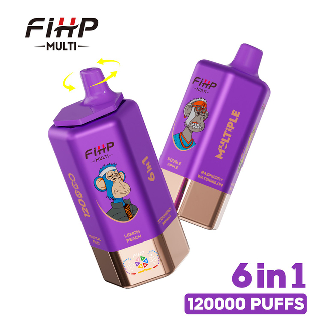 Fihp 6in1 120K Multiple Flavor Disposable Vape