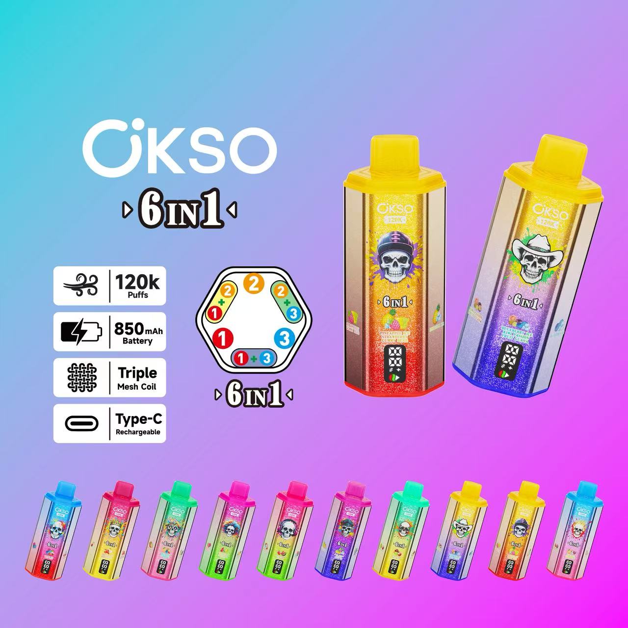 Okso 6 in 1 120k2