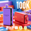 Vape jetable Waspe Double Saveur 100K Pro